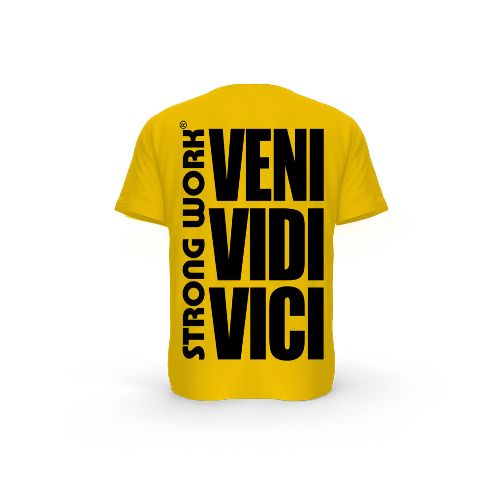 STRONG WORK SHORT SLEEVE T-SHIRT IN ORGANIC COTTON VENI VIDI VICI FO